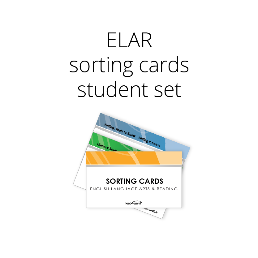 ELAR Sorting Cards (Student Set)