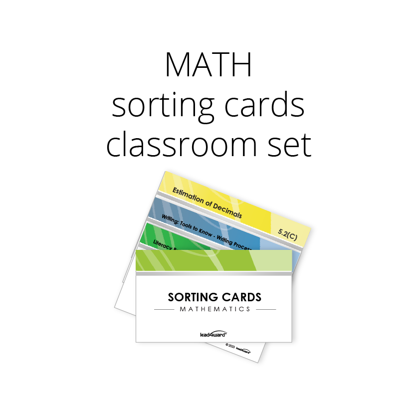 Math Sorting Cards (Class Set)