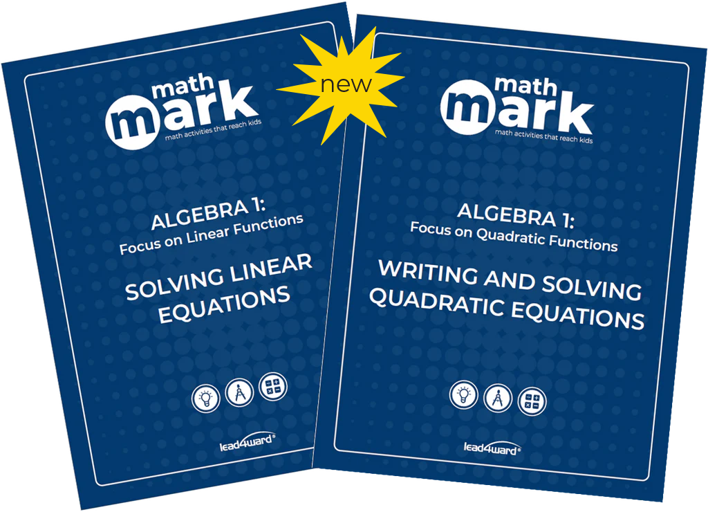 mathmark middle school (with Algebra 1) bundle