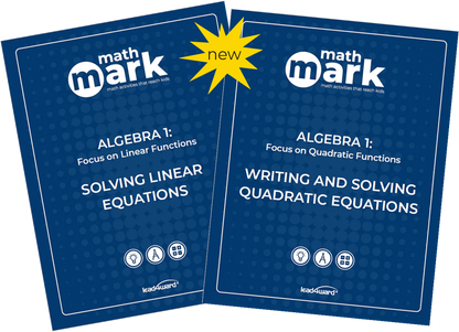mathmark middle school (with Algebra 1) bundle