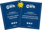 mathmark middle school (with Algebra 1) bundle