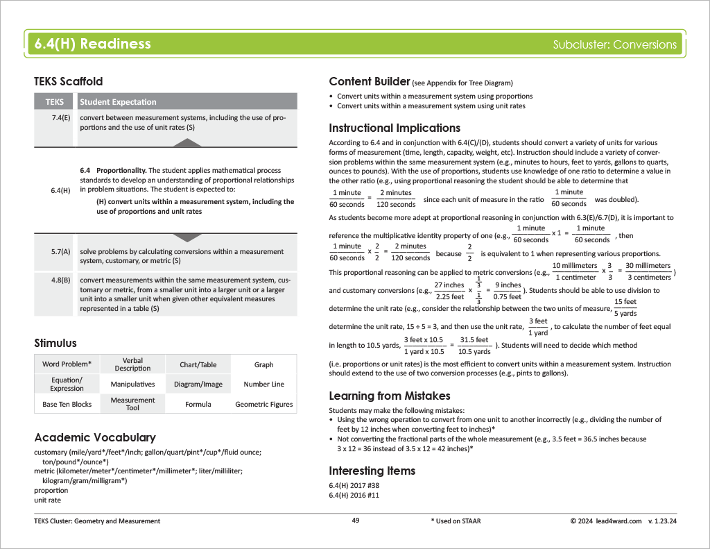 Student Field Guide Example GRADES 5&6 Field Guides Campus Bundle – lead4ward