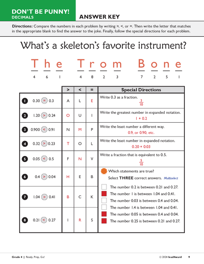 mathmark STAAR prep (Grades 3-8)