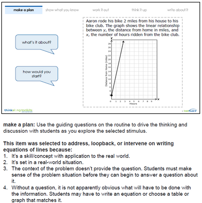 thinkalong toolkits middle school campus bundle (math 6-alg1, sc 8)
