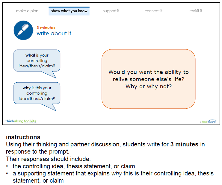 thinkalong toolkits high school campus bundle (all content areas)