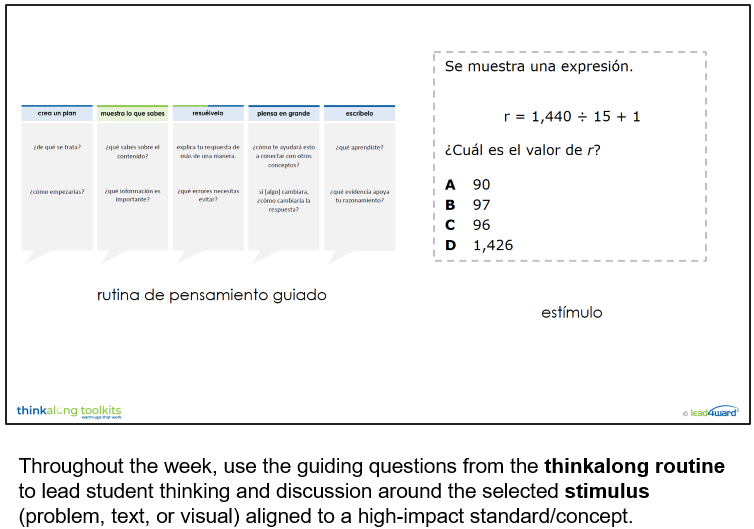 thinkalong toolkits elementary campus bundle: English+Spanish (all content areas)
