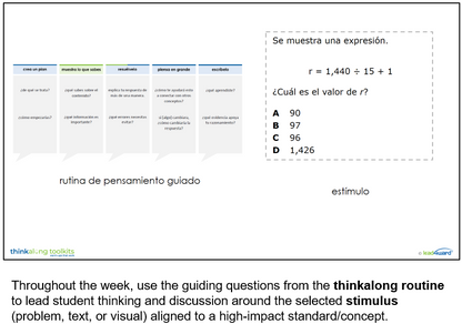 thinkalong toolkits elementary campus bundle: English+Spanish (all content areas)
