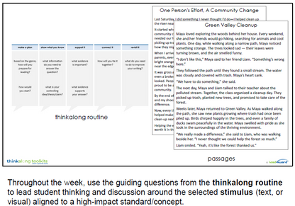 thinkalong toolkits middle school campus bundle (rla 6-8, ss 8)