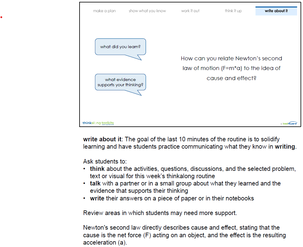 thinkalong toolkits middle school campus bundle (all content areas)