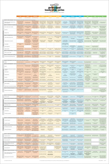 The Principal's Year at a Glance (poster)