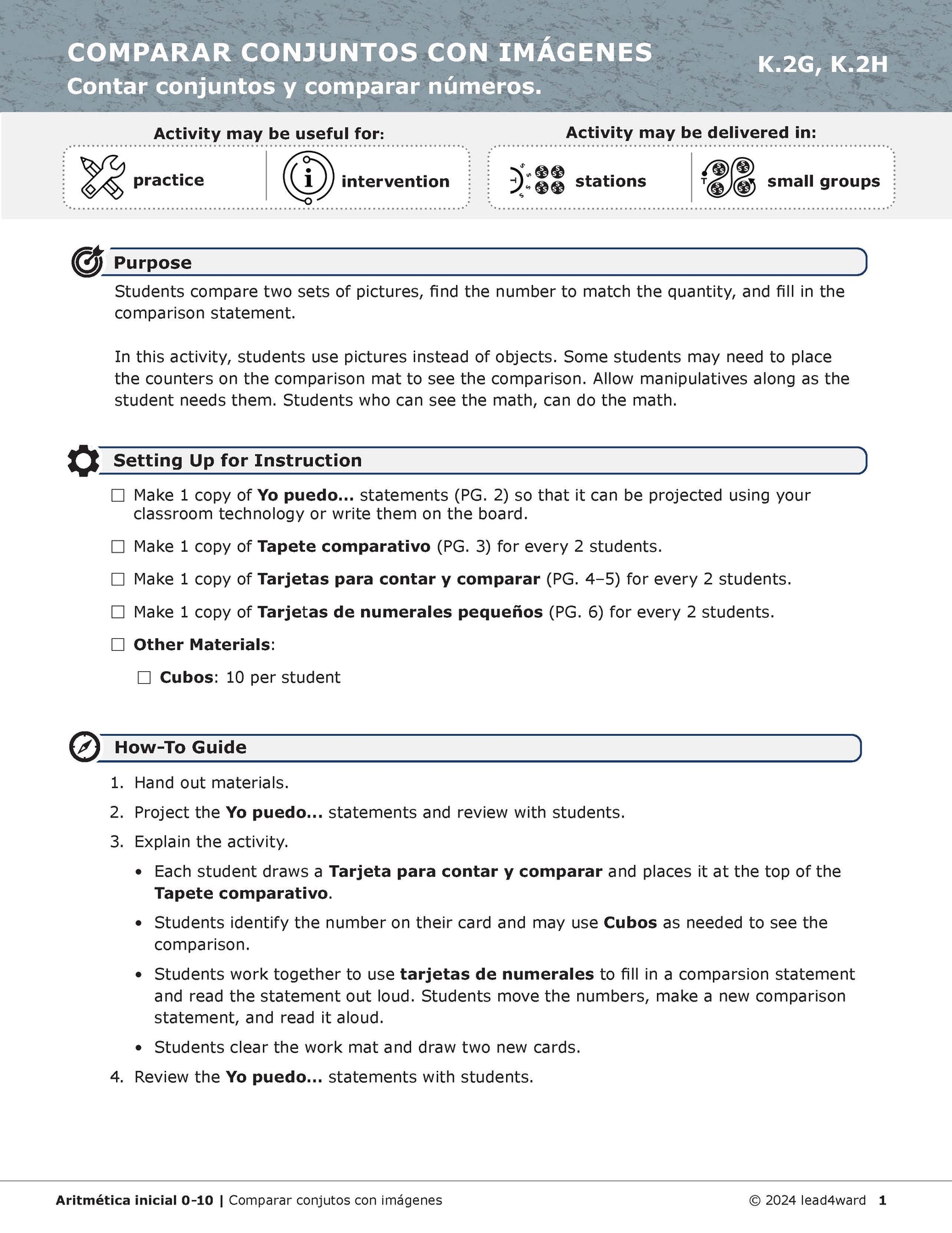 mathmark Primary: Early Numeracy (English / Spanish)
