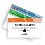 Kindergarten - SLAR TEKS Sorting Cards (One Student Set)