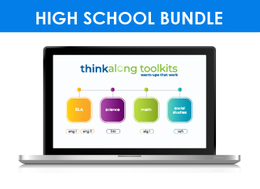 thinkalong toolkits high school campus bundle (all content areas)