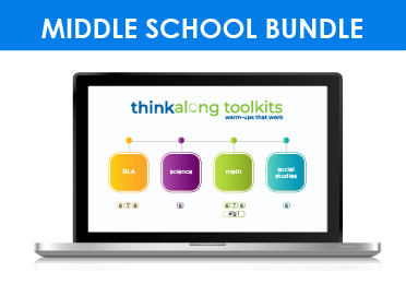 thinkalong toolkits middle school campus bundle (all content areas)