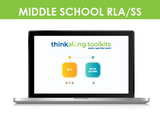 thinkalong toolkits middle school campus bundle (rla 6-8, ss 8)