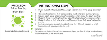 Comprehension Strategy Kit (English or Spanish)