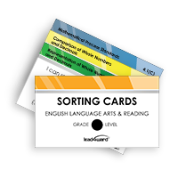 Kindergarten - ELAR TEKS Sorting Cards (One Student Set)
