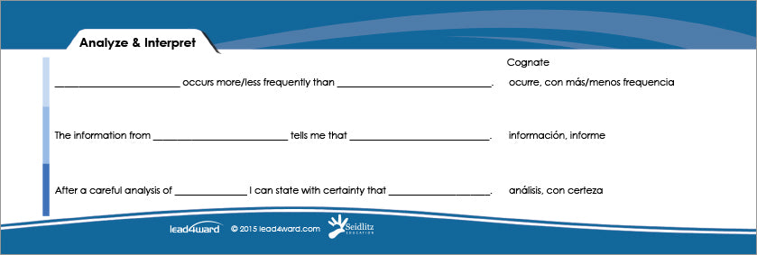 *SPANISH* Thinking Stems (COLOR)