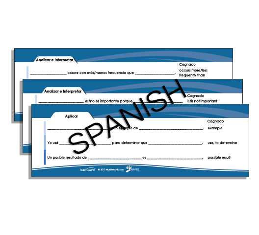 *SPANISH* Thinking Stems (COLOR)